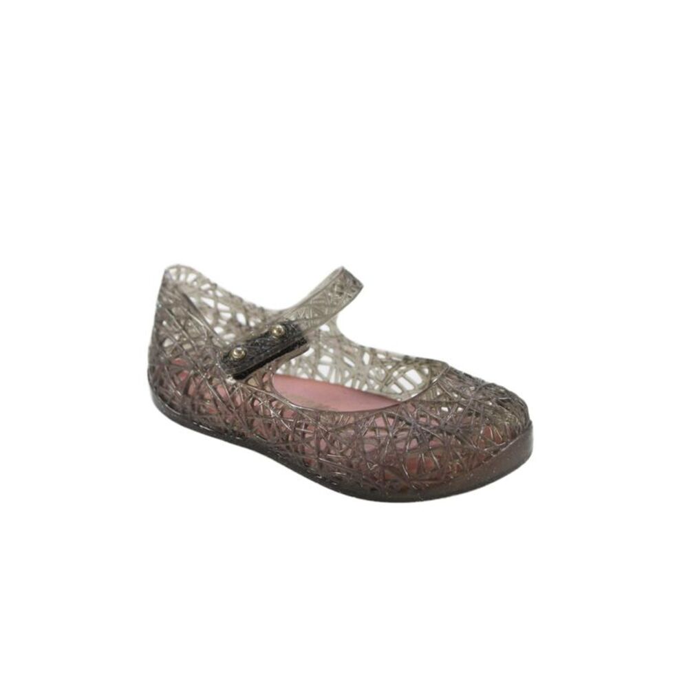 Mini Melissa x Campana Girls Rubber Mary Jane Ballet Flats Brown Size 7
